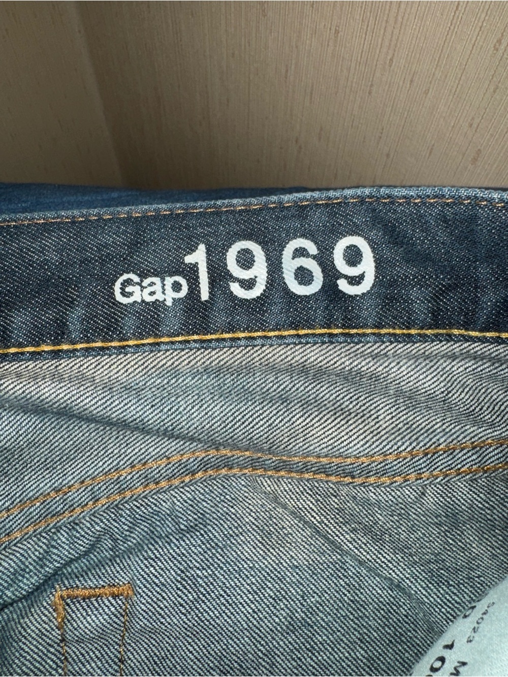 GAP Straight Jeans in Indigo Blue